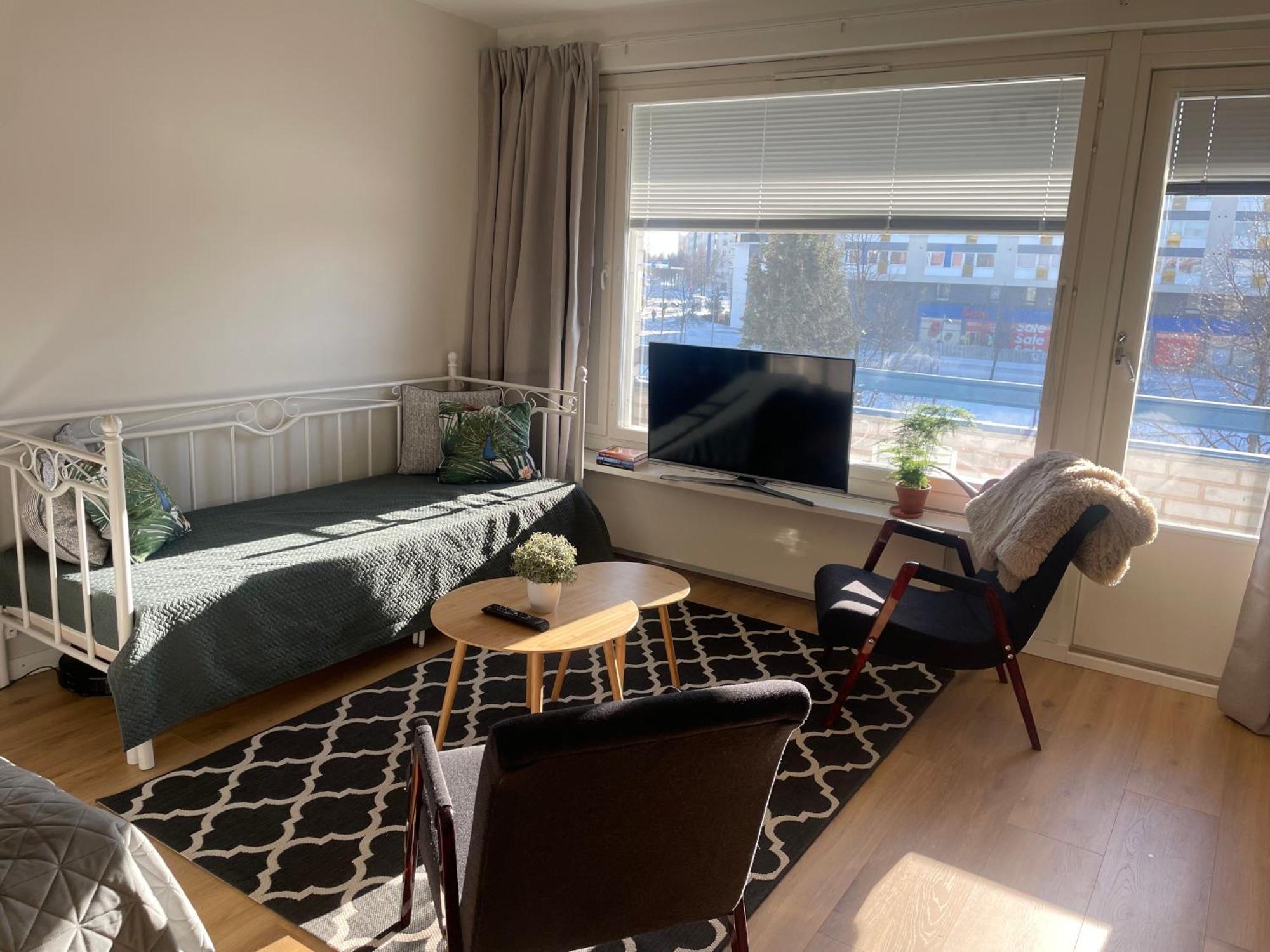 Kiva Majoitus 1-4Hloe, 500M Keskustaan, Parkkipaikka Apartamento Oulu Exterior foto